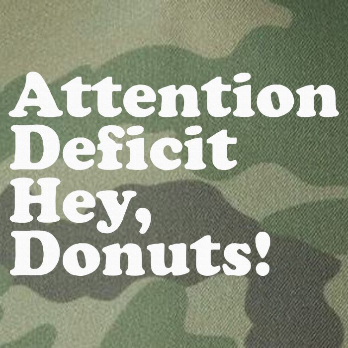 Adhd Attention Deficit Hey Donuts! Lt Legacy Tie Dye Trucker Hat