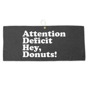 Adhd Attention Deficit Hey Donuts! Lt Large Microfiber Waffle Golf Towel