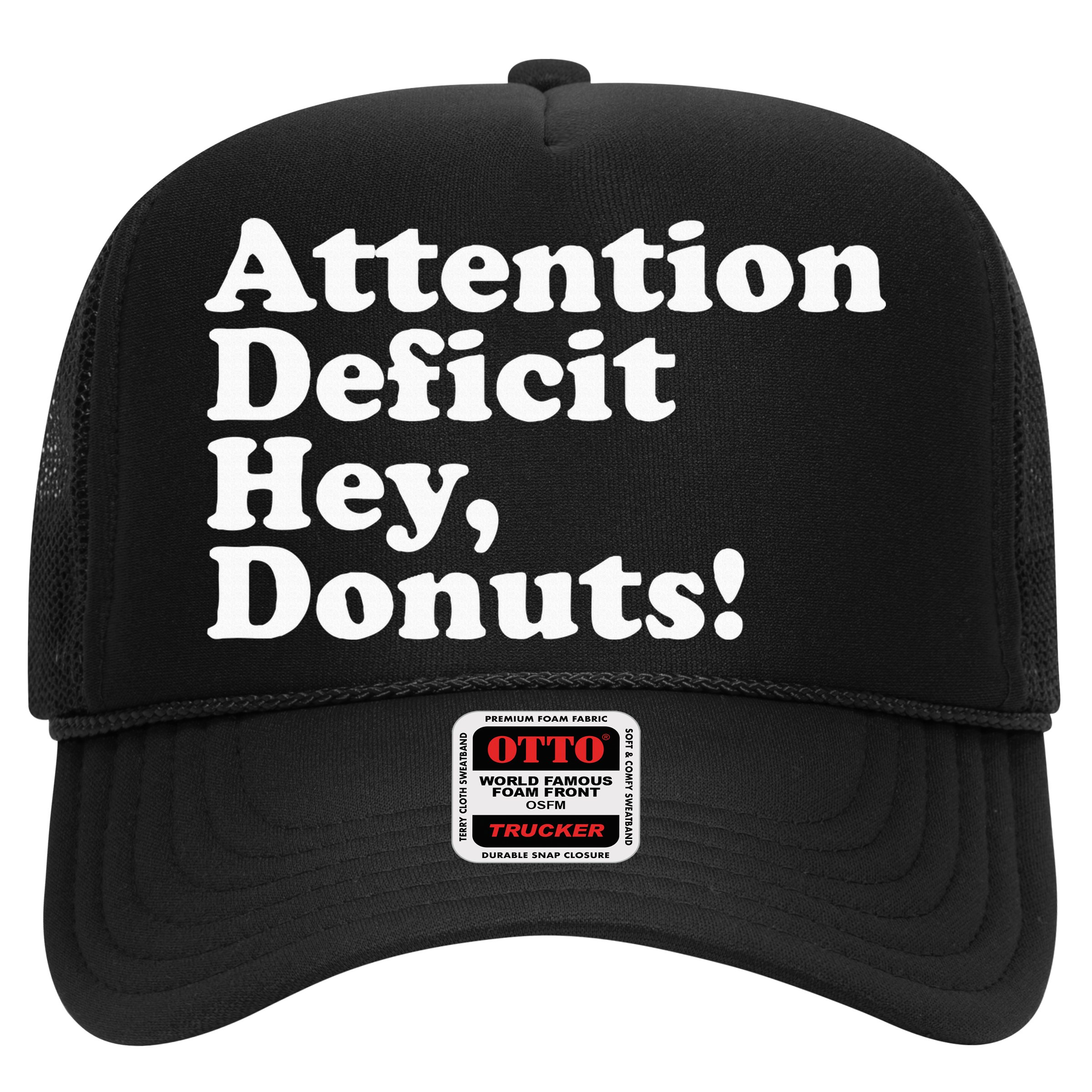 Adhd Attention Deficit Hey Donuts! Lt Hat