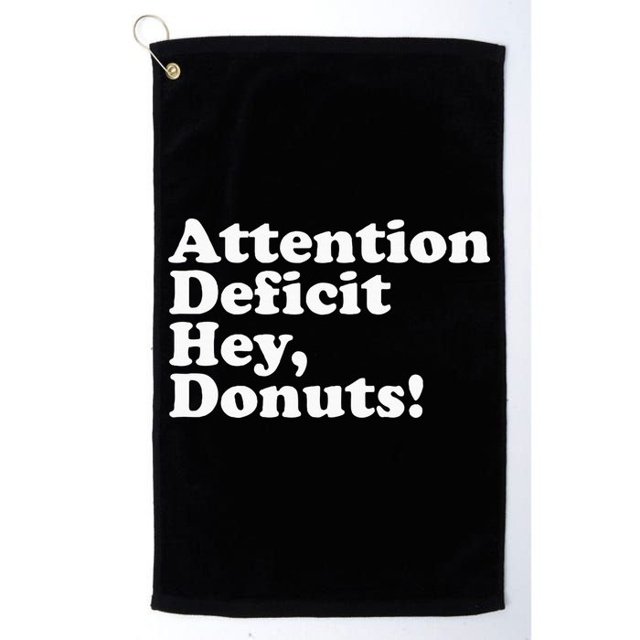 Adhd Attention Deficit Hey Donuts! Lt Golf Towel