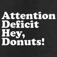 Adhd Attention Deficit Hey Donuts! Lt Golf Towel