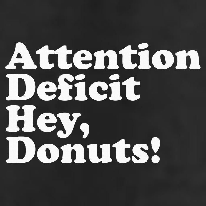Adhd Attention Deficit Hey Donuts! Lt Golf Towel