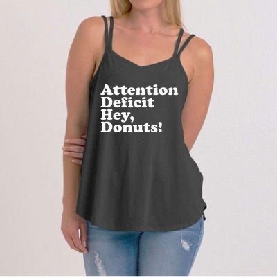 Adhd Attention Deficit Hey Donuts! Lt Women's Strappy Tank