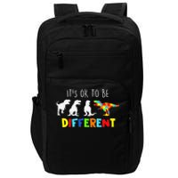 Autism Awareness Dinosaur Boys Its Ok To Be Different Impact Tech Backpack