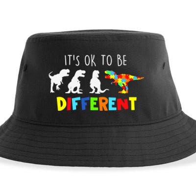 Autism Awareness Dinosaur Boys Its Ok To Be Different Sustainable Bucket Hat