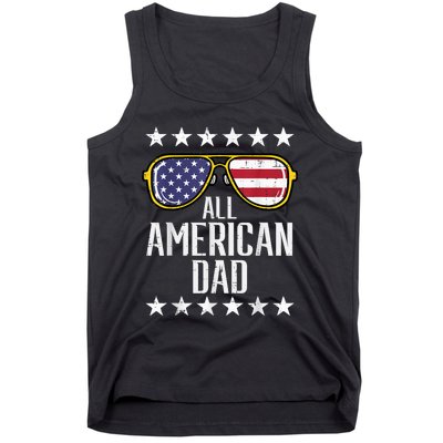 All American Dad 4th Of July Memorial Day Matching Family Tank Top