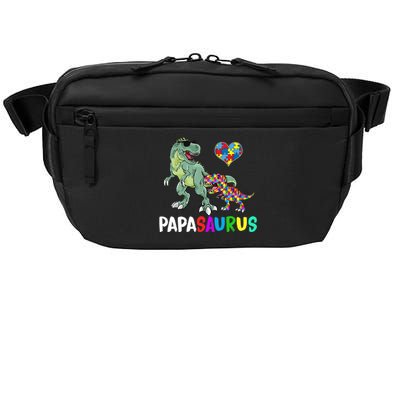 Autism Awareness Dinosaur Papasaurus Papa Crossbody Pack