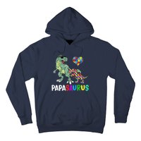 Autism Awareness Dinosaur Papasaurus Papa Hoodie