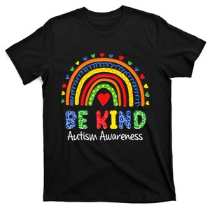 Autism Awareness Day Colorful Rainbow Be Kind T-Shirt