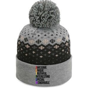 Autism Awesome Definition The Baniff Cuffed Pom Beanie