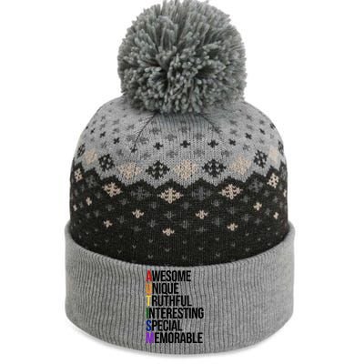 Autism Awesome Definition The Baniff Cuffed Pom Beanie