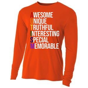 Autism Awesome Definition Cooling Performance Long Sleeve Crew