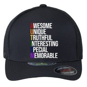 Autism Awesome Definition Flexfit Unipanel Trucker Cap