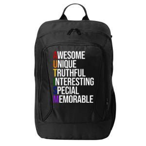 Autism Awesome Definition City Backpack