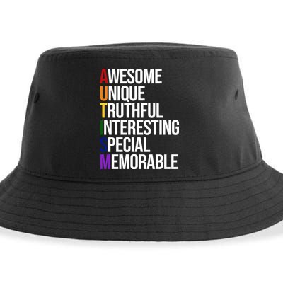 Autism Awesome Definition Sustainable Bucket Hat