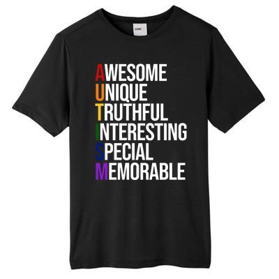 Autism Awesome Definition Tall Fusion ChromaSoft Performance T-Shirt