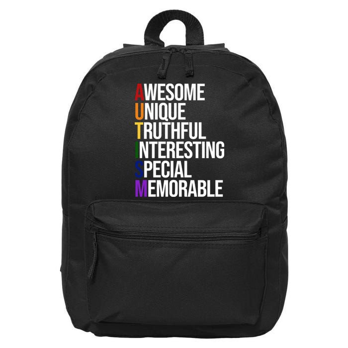 Autism Awesome Definition 16 in Basic Backpack