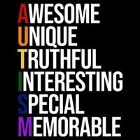 Autism Awesome Definition 16 in Basic Backpack