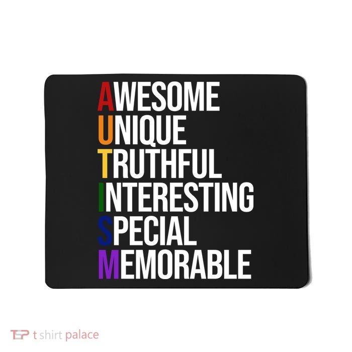 Autism Awesome Definition Mousepad