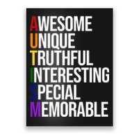 Autism Awesome Definition Poster
