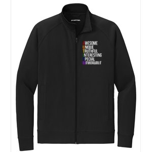 Autism Awesome Definition Stretch Full-Zip Cadet Jacket