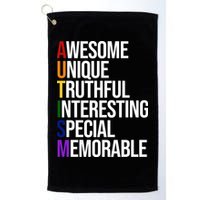 Autism Awesome Definition Golf Towel