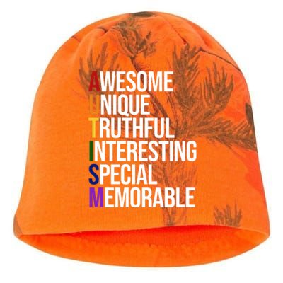 Autism Awesome Definition Kati - Camo Knit Beanie