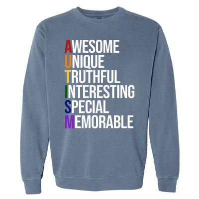 Autism Awesome Definition Garment-Dyed Sweatshirt