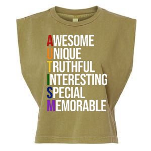 Autism Awesome Definition Garment-Dyed Women's Muscle Tee