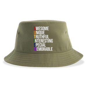 Autism Awesome Definition Sustainable Bucket Hat