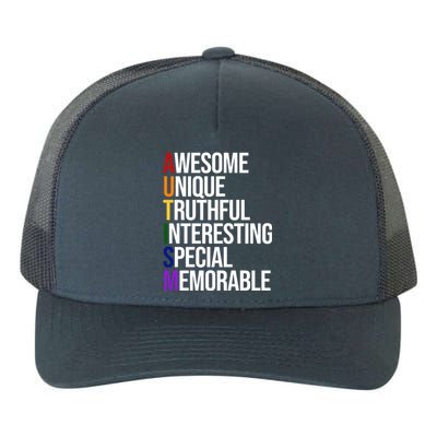 Autism Awesome Definition Yupoong Adult 5-Panel Trucker Hat