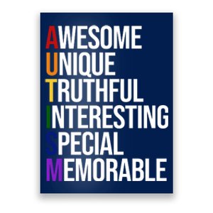 Autism Awesome Definition Poster