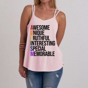 Autism Awesome Definition Women's Strappy Tank