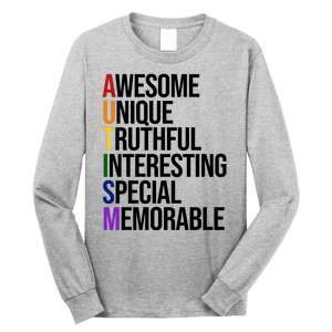 Autism Awesome Definition Long Sleeve Shirt