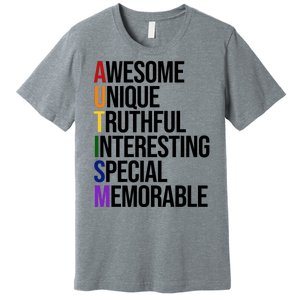 Autism Awesome Definition Premium T-Shirt