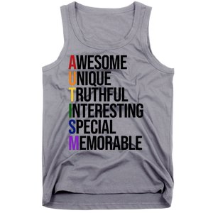 Autism Awesome Definition Tank Top