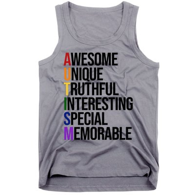 Autism Awesome Definition Tank Top