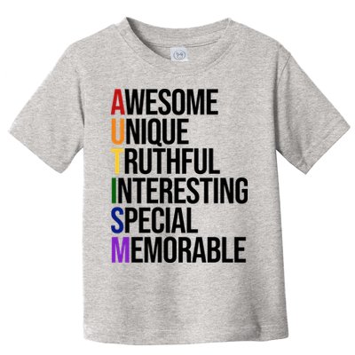 Autism Awesome Definition Toddler T-Shirt