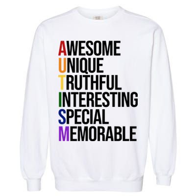 Autism Awesome Definition Garment-Dyed Sweatshirt