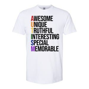 Autism Awesome Definition Softstyle CVC T-Shirt