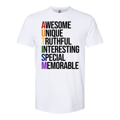 Autism Awesome Definition Softstyle® CVC T-Shirt