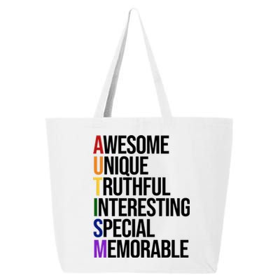 Autism Awesome Definition 25L Jumbo Tote