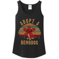 Adopt A Demodog Hell Fire Club Vintage Trending Upside Down Stranger Ladies Essential Tank