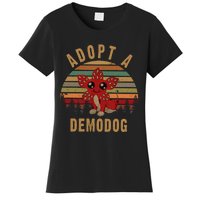 Adopt A Demodog Hell Fire Club Vintage Trending Upside Down Stranger Women's T-Shirt