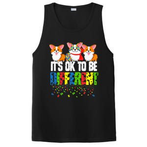 Autism Awareness Day Corgi It's Ok To Be Different PosiCharge Competitor Tank