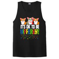 Autism Awareness Day Corgi It's Ok To Be Different PosiCharge Competitor Tank