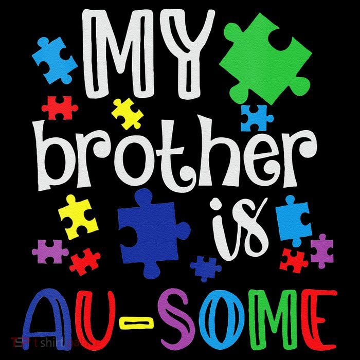 Autism Awareness Day My Brother Is Awesome Sister Autistic Flatbill Hat