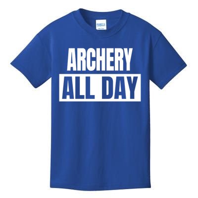 Archery All Day Funny Archer Gift Kids T-Shirt