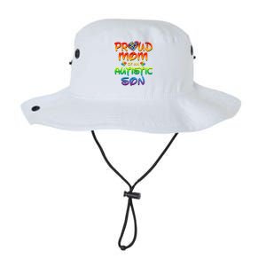 Autism Awareness Day Proud Mom Autistic Son Great Gift Legacy Cool Fit Booney Bucket Hat