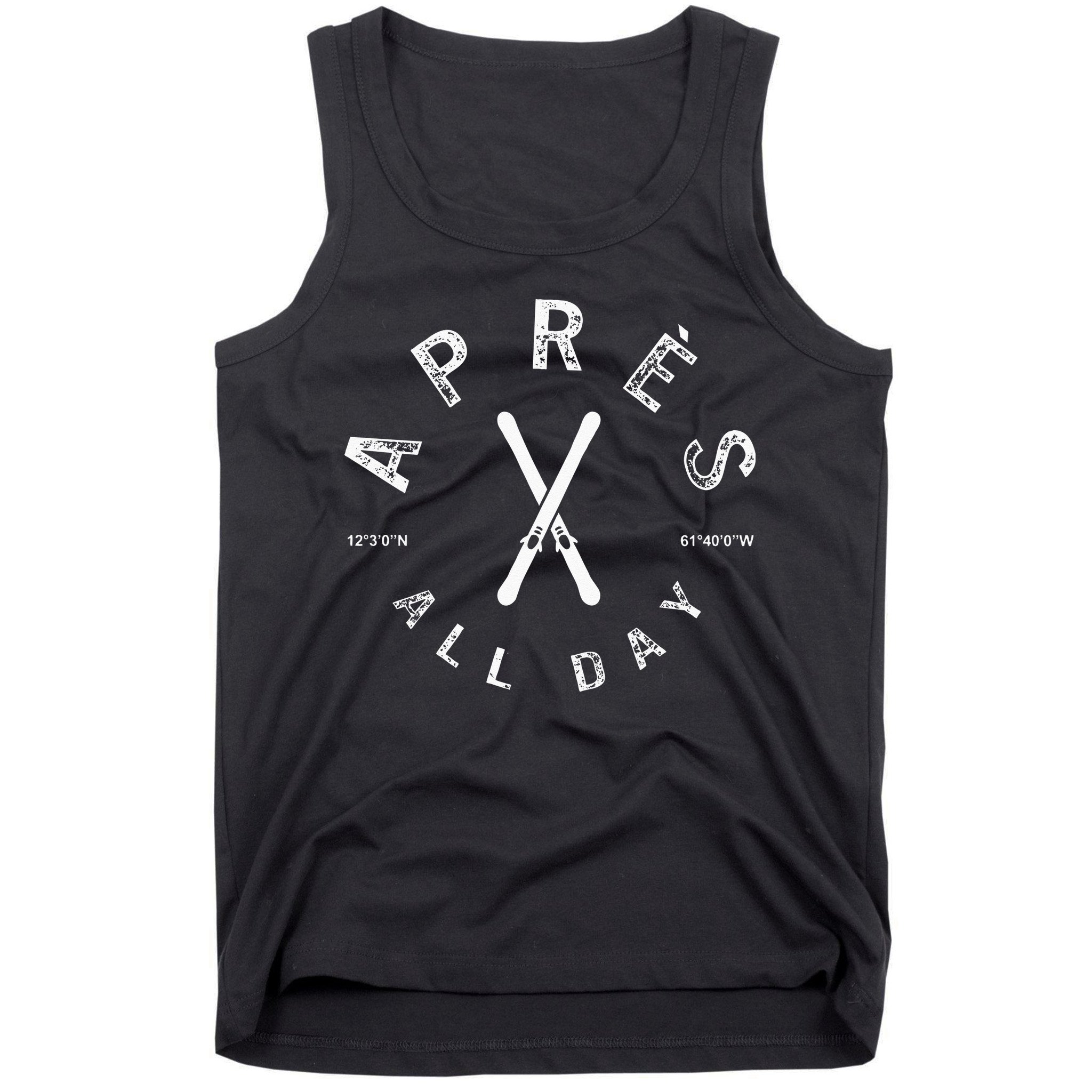 Apres All Day Winter Sports Apres Ski Lover Skiing Men Skier Tank Top